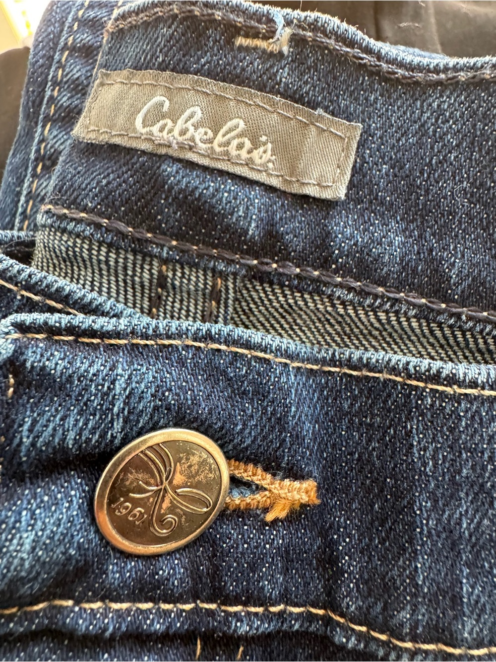 Cabelas Straight Leg Jeans - Dark Blue vintage - Picture 7 of 7